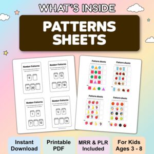 10,000+ Kids Learning Activities & Coloring Bundle | Worksheets, Games (PLR/MRR)