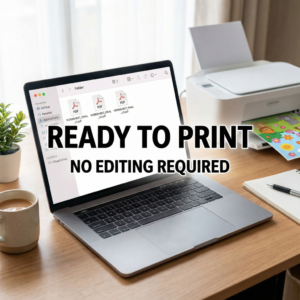 35,000+ Kids Educational Printables Mega Bundle | Worksheets & Activities (PLR & MRR)