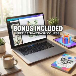 250-Page Canva eBook & Course Workbook Template | Lead Magnet Creator