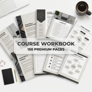 150-Page Canva eBook & Course Workbook Template | Lead Magnet Creator (A4 Size)