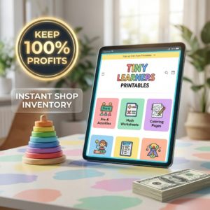 35,000+ Kids Educational Printables Mega Bundle | Worksheets & Activities (PLR & MRR)