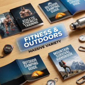 330+ Sports & Outdoor eBooks Bundle | PLR & MRR Resell Rights | Digital Download