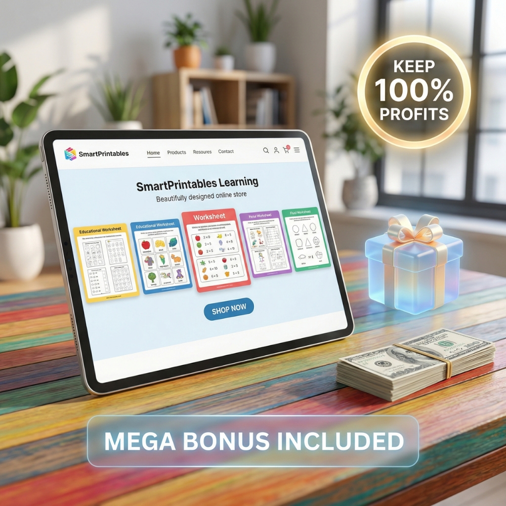 21000 Plus Kids Worksheets Mega Library | Homeschool Printables PLR and MRR - Image 5