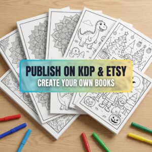 10K+ Kids Coloring Pages Mega Bundle | PLR and MRR Printables plus Bonus