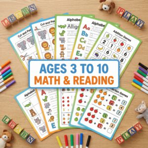 22000 Plus Kids Worksheets Learning Vault | Preschool Printables PLR and MRR