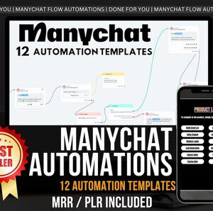 The Ultimate ManyChat Automation Bundle | PLR & MRR Included