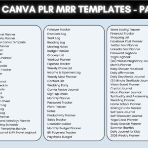 15000+ Canva PLR Templates Mega Bundle | 2026 and 2027 Planners MRR