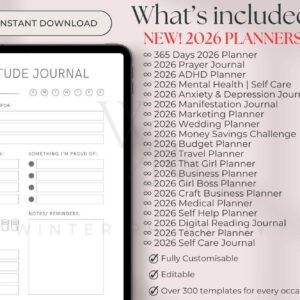 14500 Plus PLR Canva Templates Mega Bundle | 350 Plus Editable Planners MRR